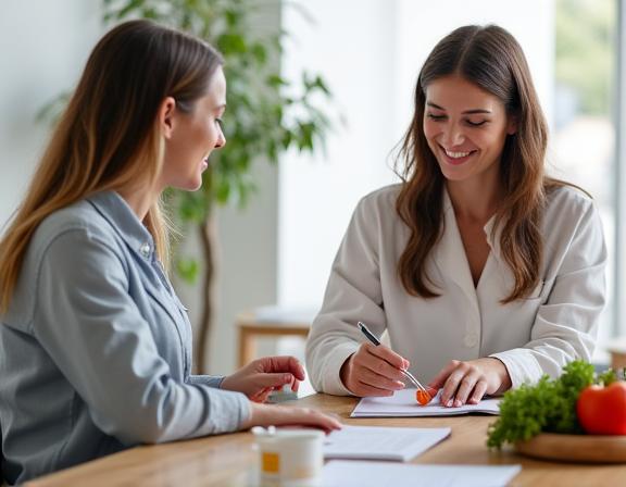 Conseil alimentaire et plan personnalisé avec une nutritionniste